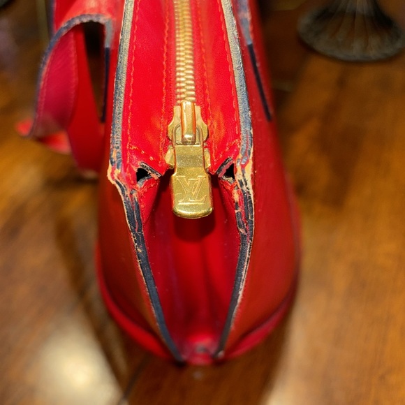 Louis Vuitton saint Jacques Castillian Red, COA included authentic - Picture 5 of 16